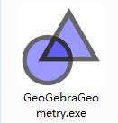 Screenshot of geogebra geometry sketchpad