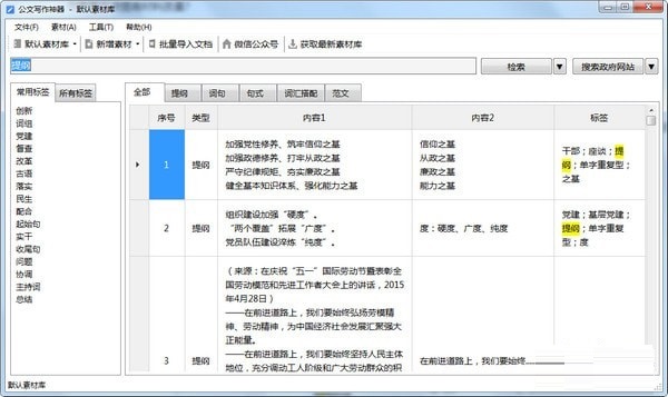 Document writing artifact