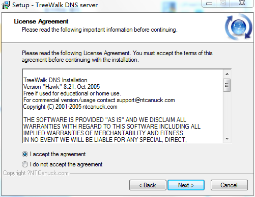 Screenshot of TreeWalk
