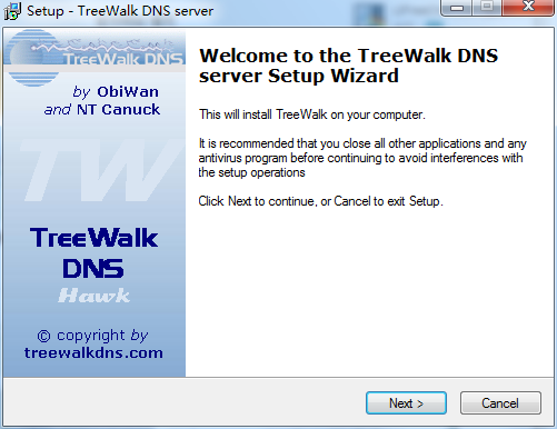 Screenshot of TreeWalk