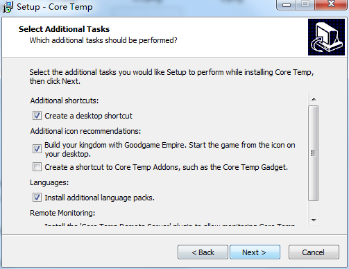 Core Temp computer version download and installation