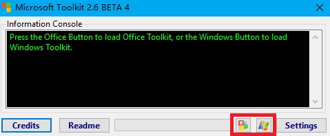 Screenshot of Microsoft Toolkit