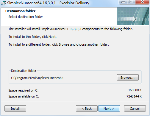 Screenshot of data analysis software (SimplexNumerica)