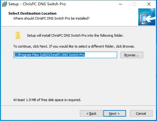 ChrisPC DNS Switch pro screenshot