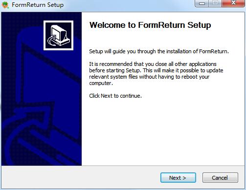 FormReturn screenshot