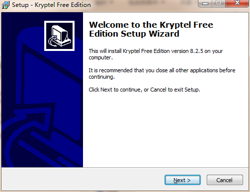 Kryptel Wizard screenshot