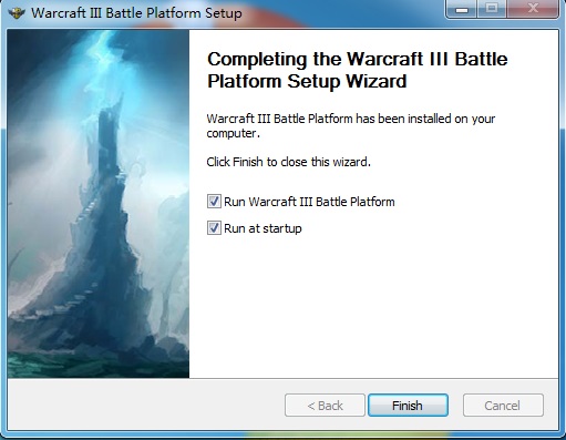 Screenshot of the International Edition of the official battle platform of Warcraft