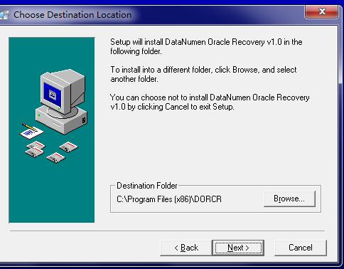 DataNumen Oracle Recovery screenshot