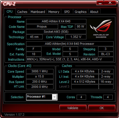 CPU-Z screenshot