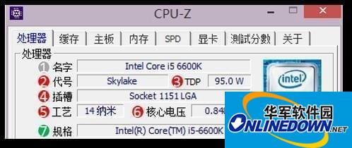 CPU-Z (cpu detection tool)