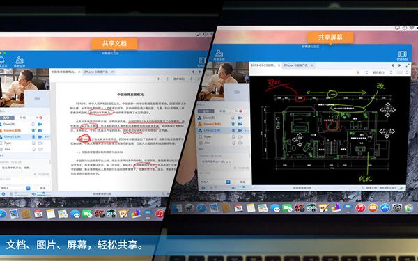 Screenshot of the Mac version of Haoshitong Cloud Conference