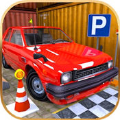 3D real street parking simulation driving game