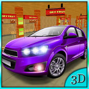 Car Driving Through Supermarket - 3D Driving Simulator