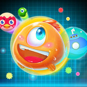 The big ball eats the small ball