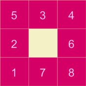 Number block sliding puzzle