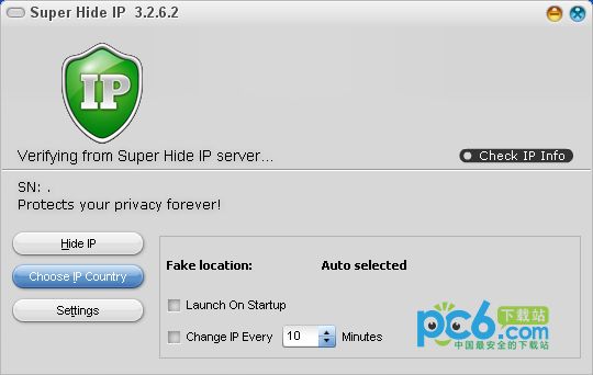 Hide IP address software (Super Hide IP)