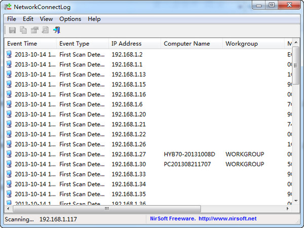 NetworkConnectLog (network connection logging tool)