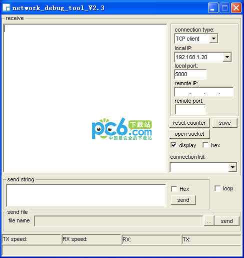 Network port information diagnostic tool (network debug tool)