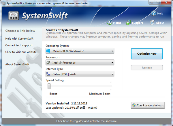 SystemSwift (computer speed optimization software)