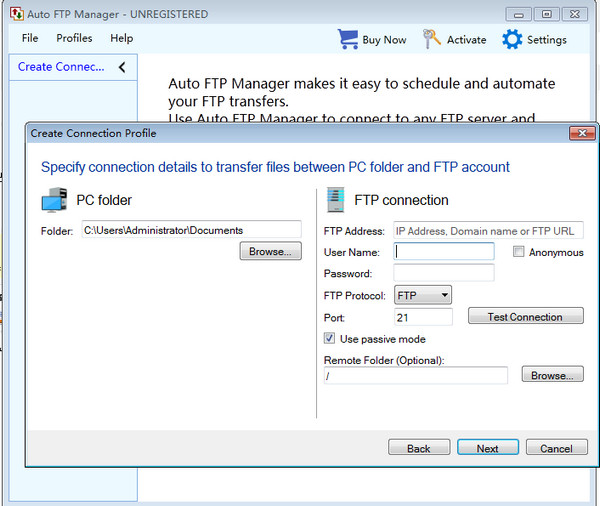 FTP tool (Auto FTP Manager)