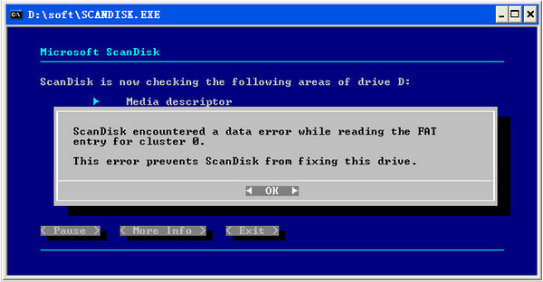 ScanDisk Chinese version (hard drive bad sector repair tool)