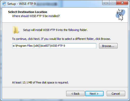 WISE-FTP (FTP server) screenshot