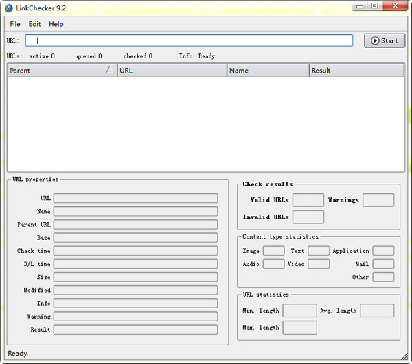 Linkchecker (web link detection tool)