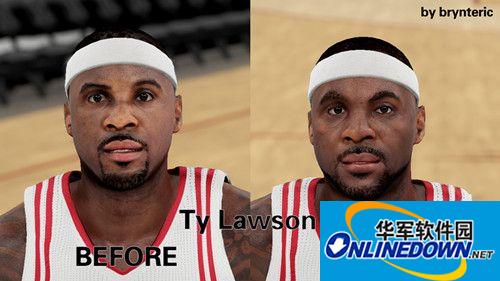 NBA2K17 Ty Lawson facial patch screenshots