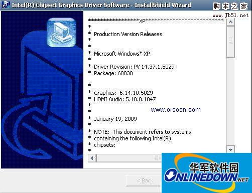 Intel video driver for Winxp/Vista/7