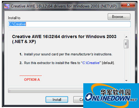 Innovate AWE64 Gold sound card driver