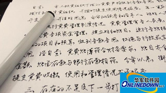 Screenshot of Momo letter handwriting