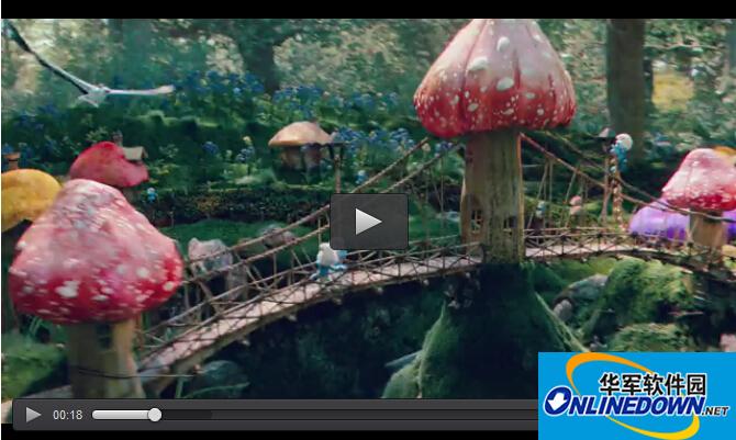 FLV, MP4 web video player