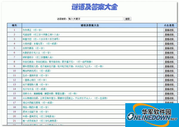 Riddle and answer collection management system