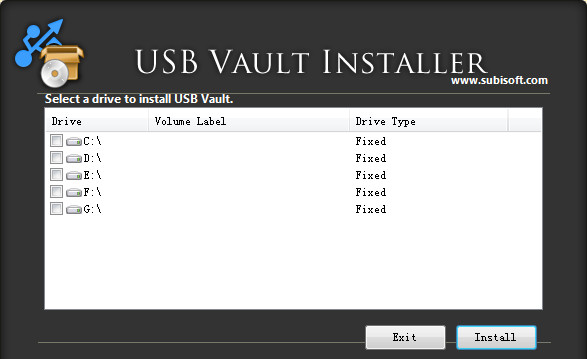 USB VAULT (U disk encryption tool)