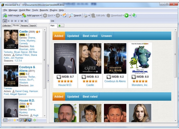 Movienizer (movie collection management software)