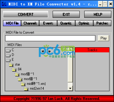 midi to mx file converter (MIDI to XM File Converter)