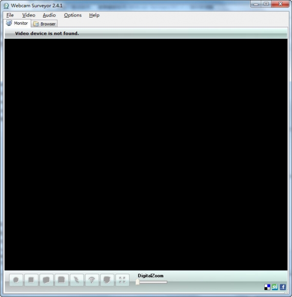 Video capture software (Webcam Surveyor)