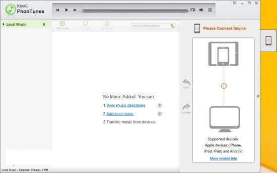 Music synchronization software (KiwiG PhonTunes)