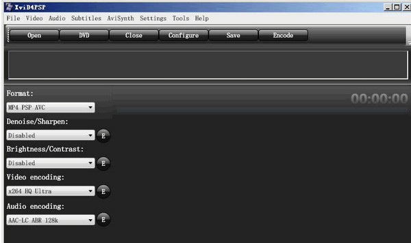 XviD4 (PSP video conversion)
