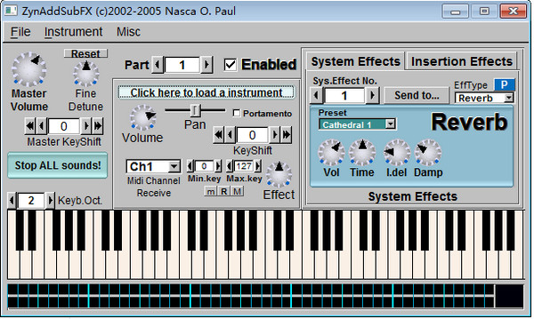 Music synthesizer (ZynAddSubFX)