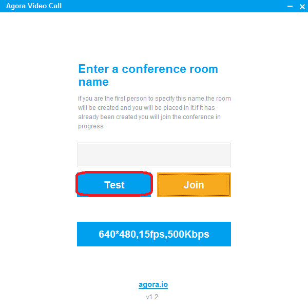 Screenshot of SoundNet audio and video test program