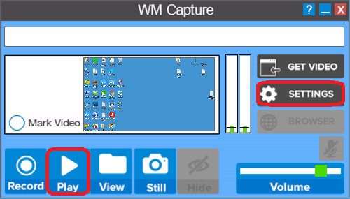 WM Capture (screen recording software) screenshots