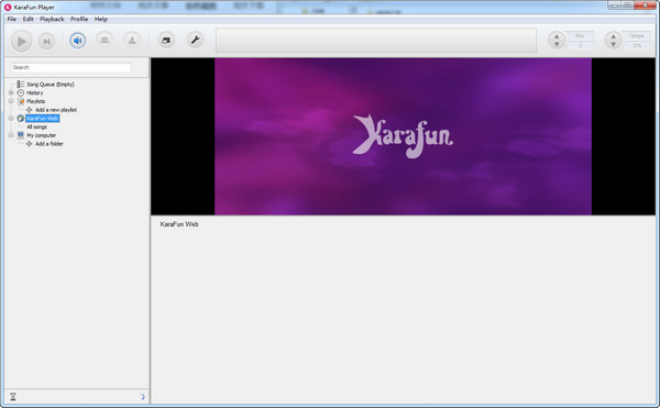 KaraFun Player (free karaoke software)