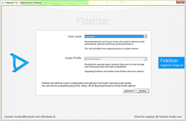 Fidelizer (software to improve computer sound quality)