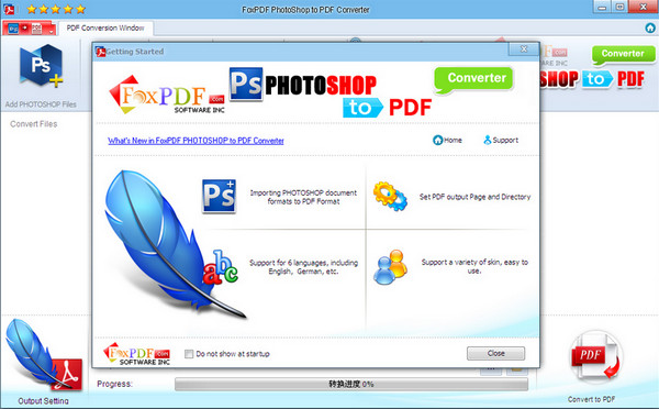 Photoshop convert to PDF converter