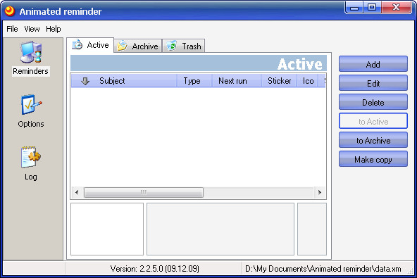 AniReminder (custom time reminder)