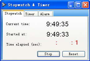 Computer stopwatch timer (Stopwatch & Timer) segment first LOGO