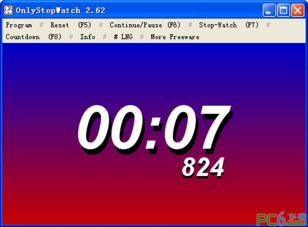 Computer stopwatch software