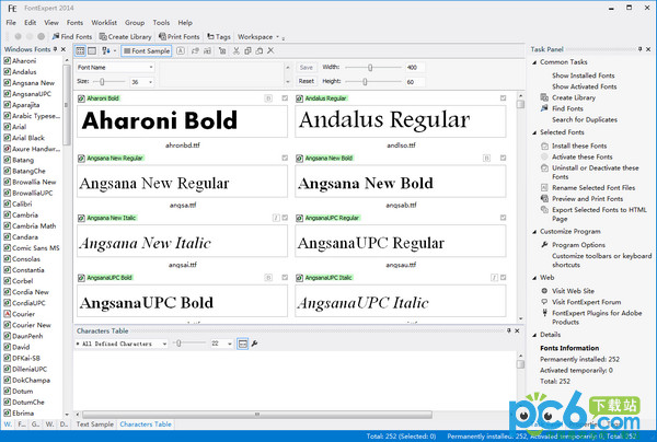 FontExpert (font management software)