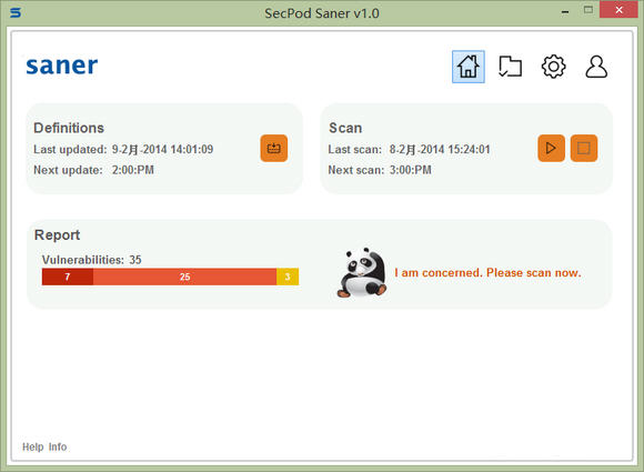 Software vulnerability detection and repair tool (SecPod Saner)